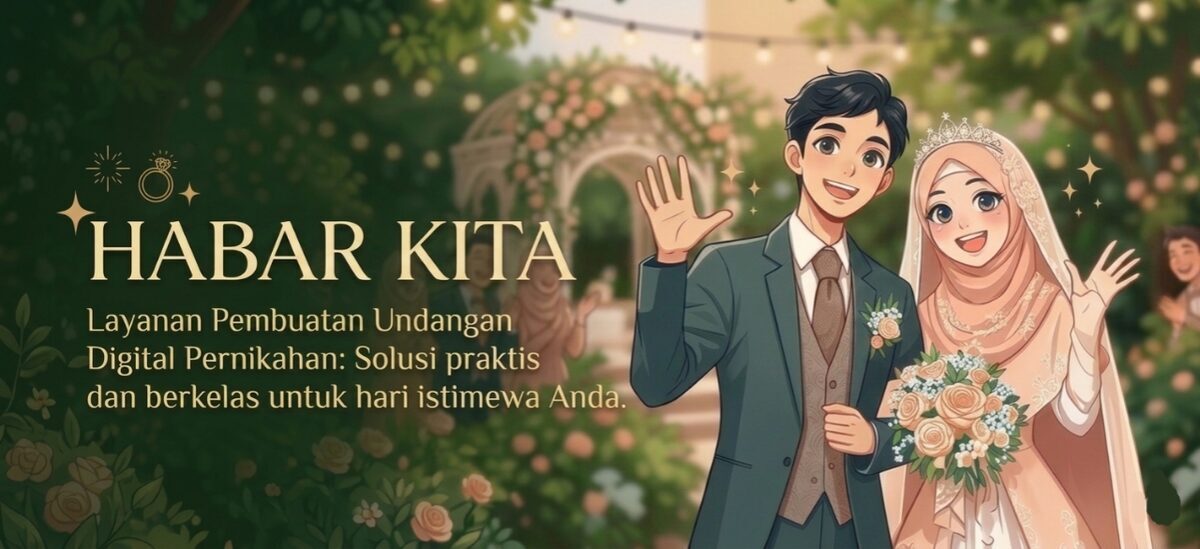 habarkita.com — Undangan Digital Pernikahan Elegan